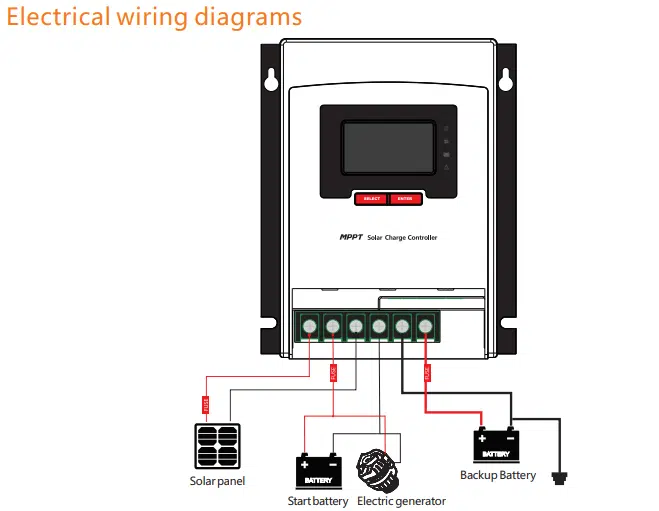 DC to DC Battery Charger with Solar Input 30A 50A Wiring Diagram