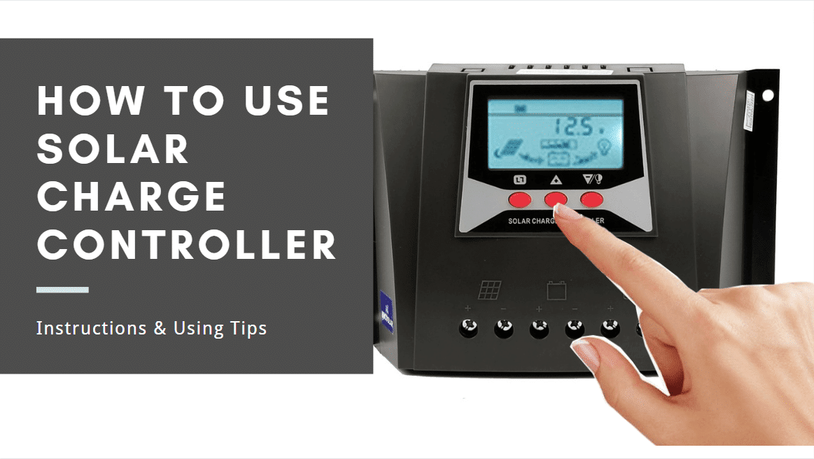 how to use of solar charge controller