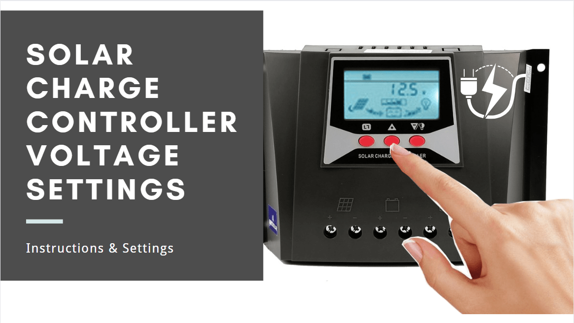 solar charge controller voltage settings