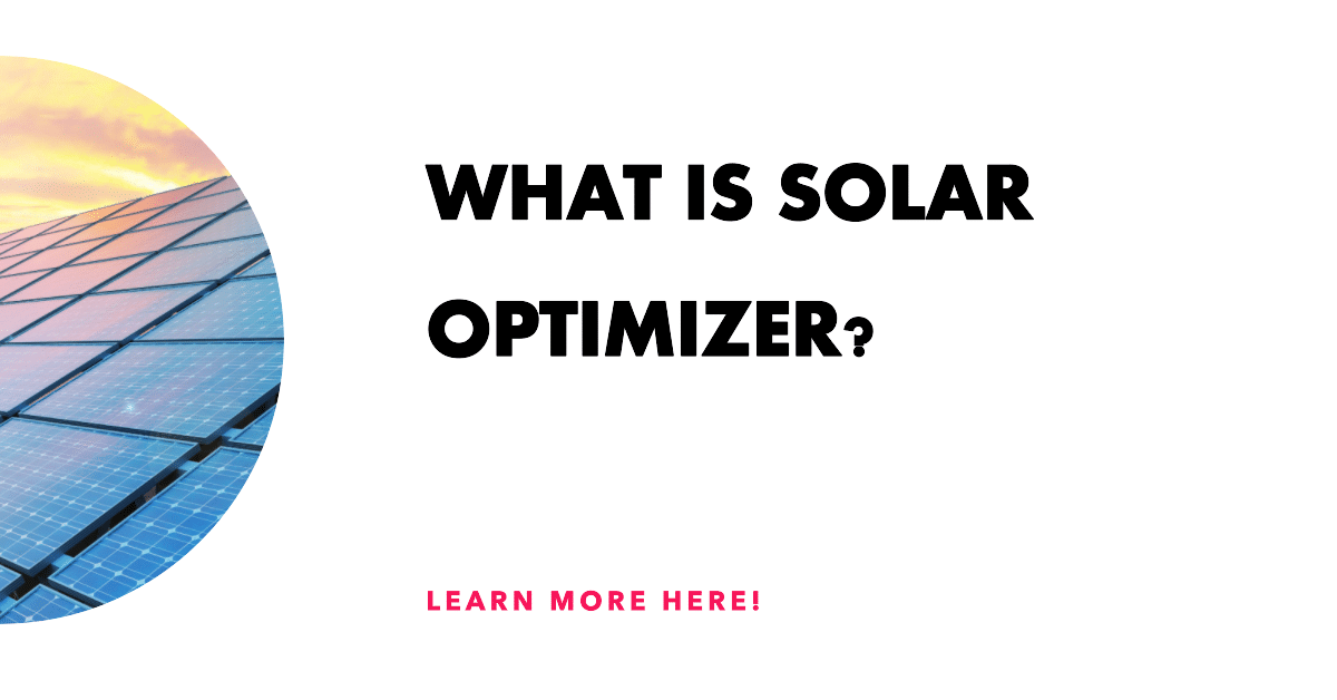 what is solar optimizer